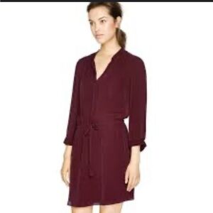 Babaton Burgundy asilo Dress
